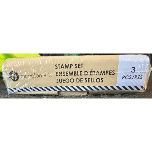 2018 Hampton Art 3-Piece Rainbow & Unicorn Stamp Set VW0141 1104221 - Picture 3 of 3